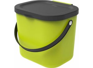 7610859212177 - Mülltrennungssystem Albula 6 l lime green Recyclingbehälter Müll- & Abfalleimer - Rotho