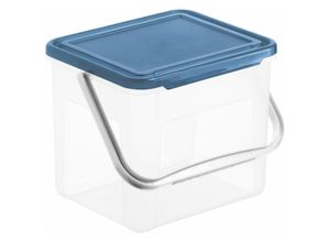 7610859226259 - Waschmittelbehälter Basic Blue 45 l   3 kg Waschpulverbox Waschmittelbox - Rotho