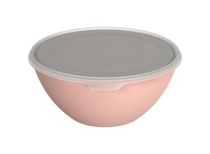 7610859244642 - Schüssel mit Deckel Caruba 8 l linnea pink Schale - Rotho