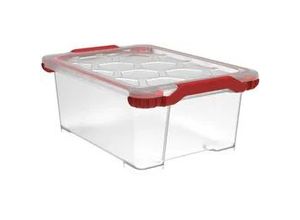 7610859262264 - Aufbewahrungsbox Evo Total inkl Deckel 11 l transparent Stapelbox - Rotho