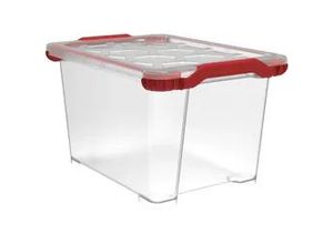 7610859262288 - Aufbewahrungsbox Evo Total inkl Deckel 44 L transparent Stapelbox