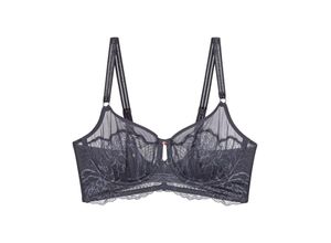 7610875710213 - - Minimizer BH - Slate Gray 80C - Wild Peony Florale - Unterwäsche für Frauen