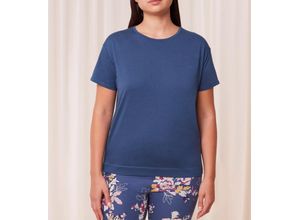 7610875880114 - - Kurzarm Top - Blue 36 - O-mix & Match - Homewear für Frauen