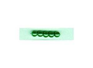 7610877277578 - Glorex Wachs Perlen 6 mm 60 Stück grün Schmuckbasteln