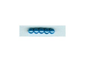 7610877277585 - Glorex Wachs Perlen 6 mm 60 Stück blau Schmuckbasteln