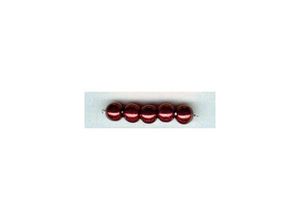 7610877277592 - Glorex Wachs Perlen 6 mm 60 Stück weinrot Schmuckbasteln