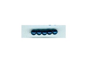 7610877277639 - Glorex Wachs Perlen 6 mm 60 Stück marine Schmuckbasteln