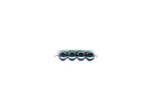 7610877277929 - Glorex Gmbh - Glorex Metallic Perle 8 mm 15 Stück silberfarben Schmuckbasteln