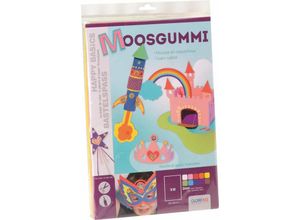 7610877370552 - Glorex Gmbh - Glorex Moosgummi sortiert A4 2 mm 10 Stück Bastelmaterial