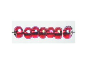 7610877372129 - Glorex Rocailles 45 mm 17 g rot Schmuckbasteln