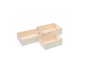 7610877457857 - Glorex Gmbh - Glorex Mini-Tablettset 22x15x6cm 3 teilig Bastelmaterial