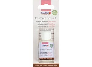 7610877503837 - Glorex Gmbh - Glorex Seifen-Kosmetik-Farbstoff braun 20 ml Bastelmaterial