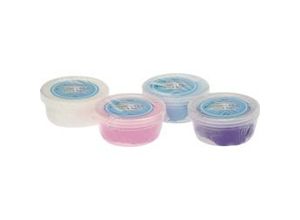 7610877543505 - Glorex Gmbh - Glorex Magic-Clay ultra-light 4 x 40 g weiß hellblau rosa violett Bastelmaterial
