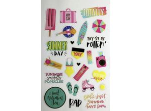 7610877560588 - Glorex Gmbh - Glorex Sticker-Buch Summer Fun Kinderbasteln