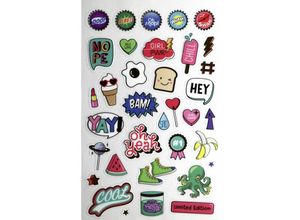 7610877560601 - Glorex Sticker-Buch Retro Pop Art Kinderbasteln