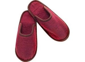 7610877567433 - Filz-Pantoffel rot Größe l ( 43-44 ) Textiles Gestalten - Glorex