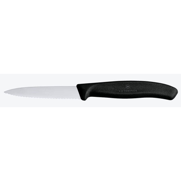 7611160003041 - VICTORINOX Gemüsemesser Swiss Classic silber schwarz glänzend Klinge 80 cm