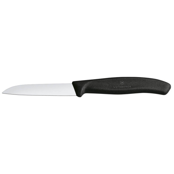 7611160003096 - Küchenmesser 18cm glatt silber schwarz  Stahl Kunststoff 7611160003096 Victorinox