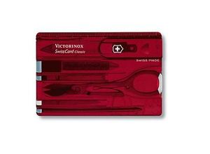 7611160013590 - SwissCard 07100T Taschenwerkzeug-Set Anzahl Funktionen 10 Rubin-Rot