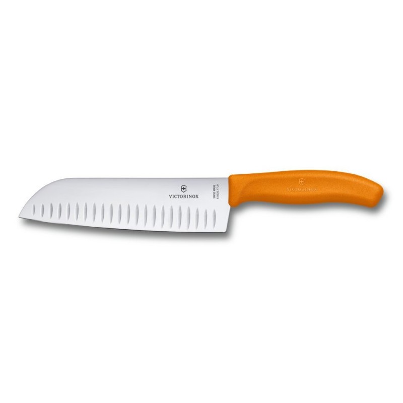 7611160038258 - V-685 2617L9B Swiss Classic Santokumesser 17cm orange V-685 2617L9B 7611160038258