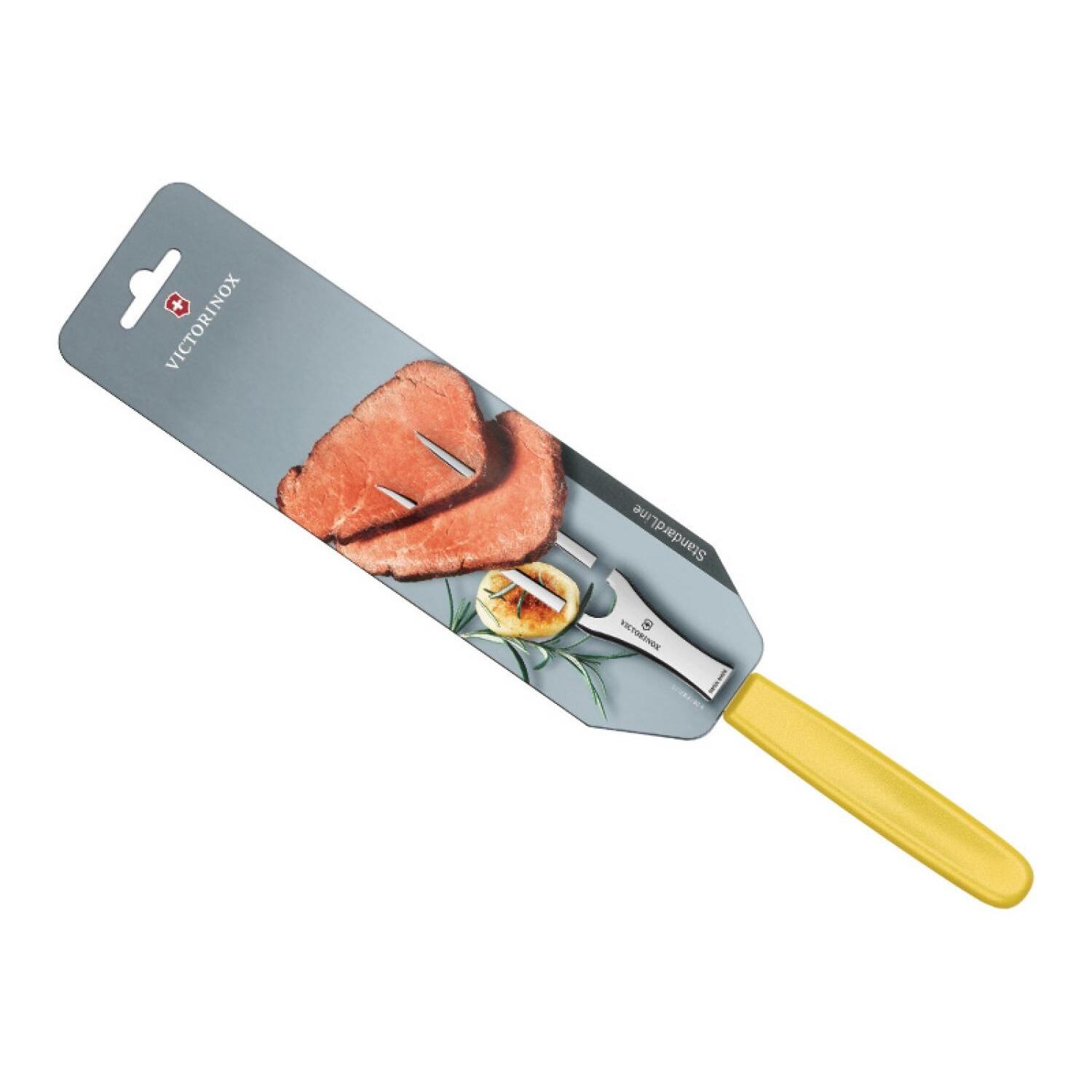 7611160038364 - Swiss Classic Tranchiergabel 5210615L8B 15 cm gelb - Gelb - Victorinox 7611160038364 - Swiss Classic Tranchiergabel 5210615L8B 15 cm gelb - Gelb - Victorinox