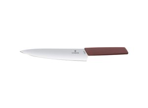 7611160092274 - VICTORINOX Tranchiermesser Swiss Modern robust Edelstahl 22 cm braun