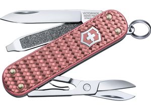 7611160206855 - VICTORINOX Taschenmesser Classic Alox Precious Alox rosa