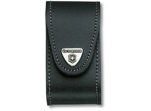 7611160416162 - Leder-Gürteletui 405213 Gürtelschlaufe Druckknopf schwarz - Victorinox