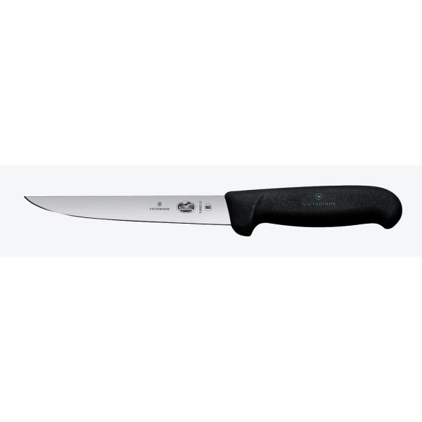 7611160503367 - VICTORINOX Ausbeinmesser Fibrox silber schwarz Klinge 120 cm