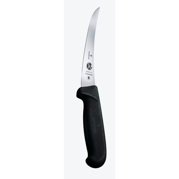 7611160503879 - VICTORINOX Ausbeinmesser Fibrox silber schwarz Klinge 150 cm