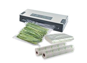 7611210011590 - Vakuumiergerät mit Schlauch Set inkl 60 Beutel & 2 Rollen