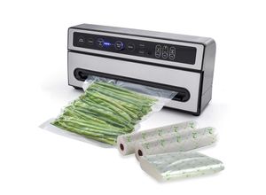 7611210011613 - Vakuumiergerät Marinierfunktion Set inkl 50 Beutel & 2 Rollen