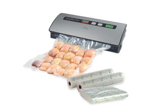 7611210011620 - Vakuumiergerät mit Schlauch Set inkl 68 Beutel & 2 Rollen