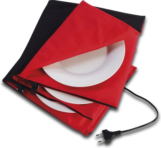 7611210906131 - Tellerwärmer 851 Ø 27 cm - Rot Schwarz