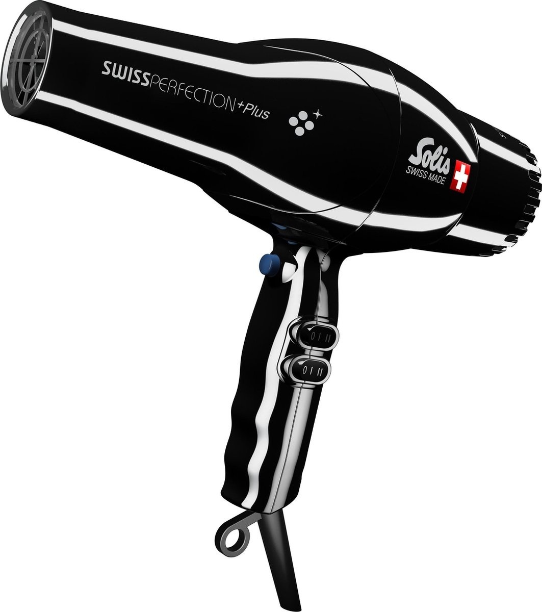 7611210968375 - Swiss Perfection Plus 3801 Hairdryer - Haartrockner mit Smart Silencer - Schwarz