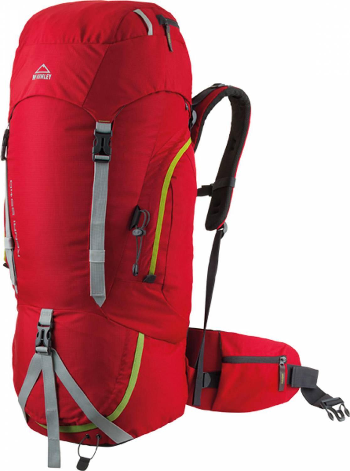 7611313908964 - McKinley Kenai 55+10 Rucksack (Farbe 900 rot rot grün)