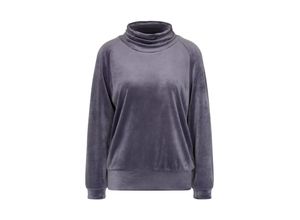 7611358114542 - - Top mit langen Aermeln - Slate Gray 38 - Cozy Comfort - Homewear für Frauen