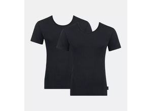 7611358605910 - sloggi - Shirt mit kurzem Arm - Black 6 - sloggi Men   - Unterwäsche für Männer