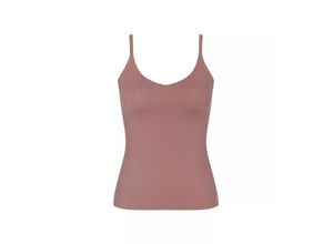 7611358977864 - sloggi - Unterhemd mit Spaghettiträgern - Rose Brown 000S - sloggi Zero Feel - Unterwäsche für Frauen