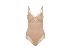 7611358981175 - - Shapewear Body mit Bügel - Beige 75B - True Shape Sensation - Unterwäsche für Frauen