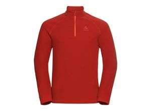 7611366135249 - odlo Smu Fleecepullover Stehkragen für Herren orange M