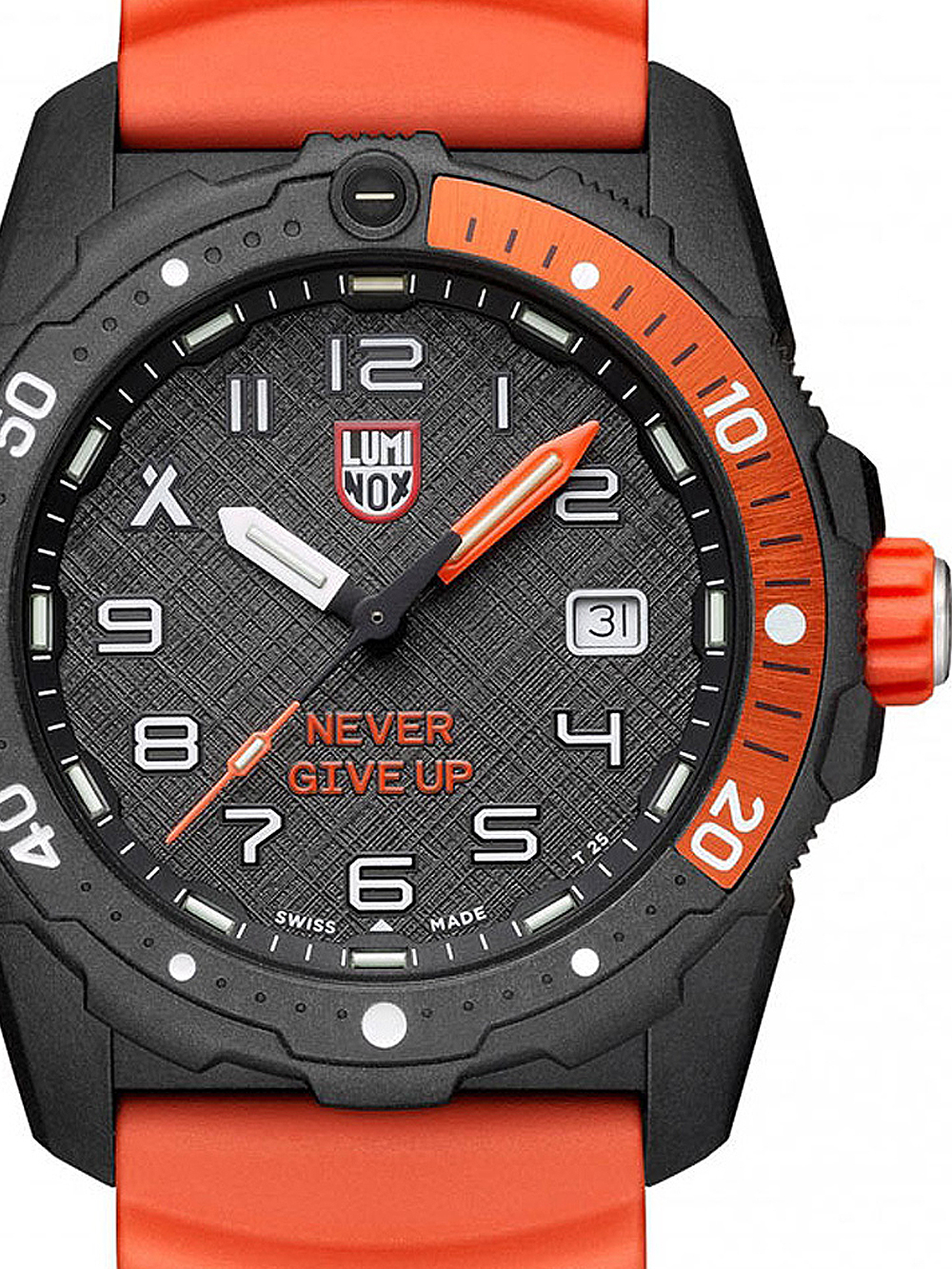 7611382600189 - LUMINOX Herren Taucheruhr Bear Grylls Survival 3720 Sea Series orange