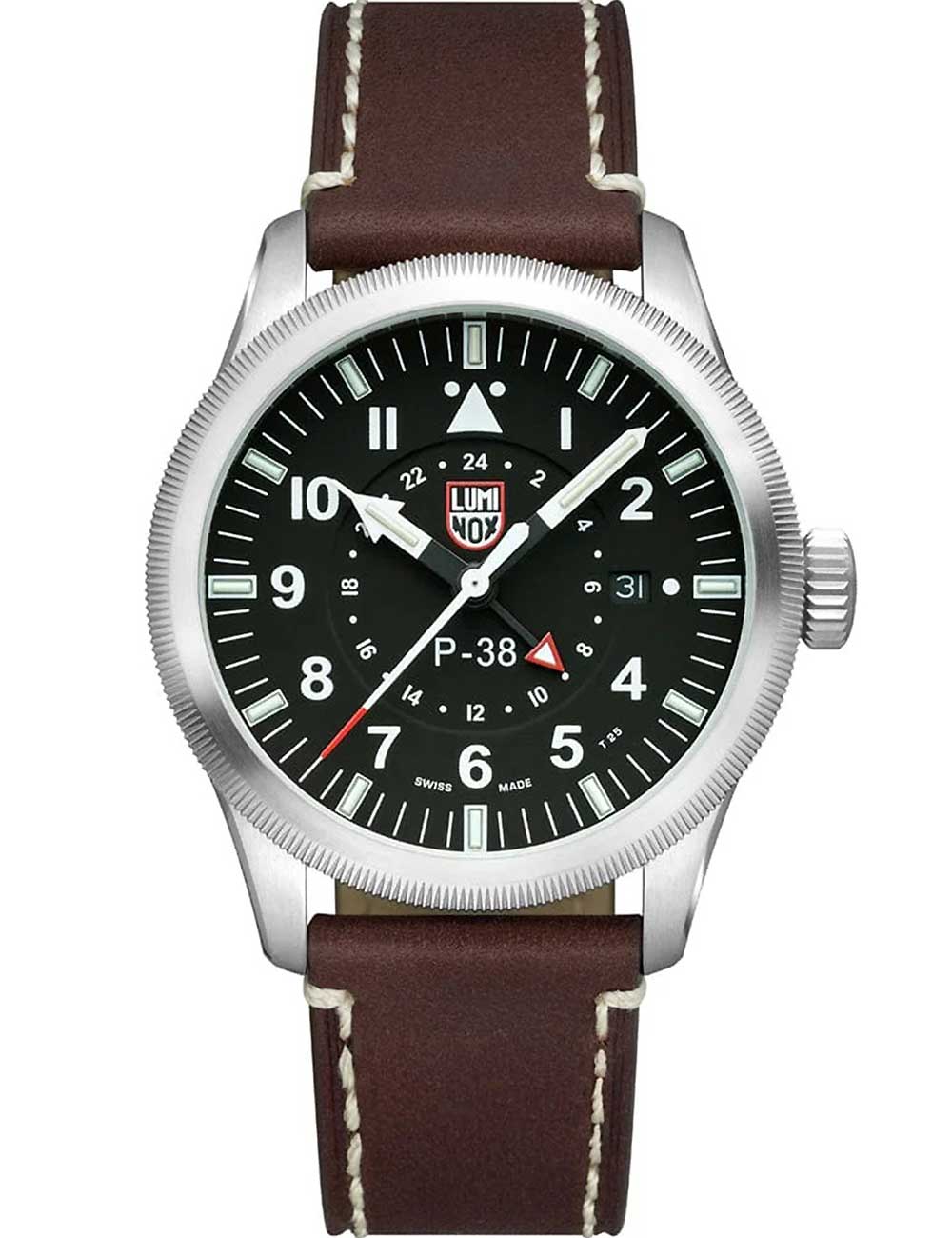 7611382630476 - XA9521 Herrenuhr P-38 Air Pilot GMT 42mm 100M