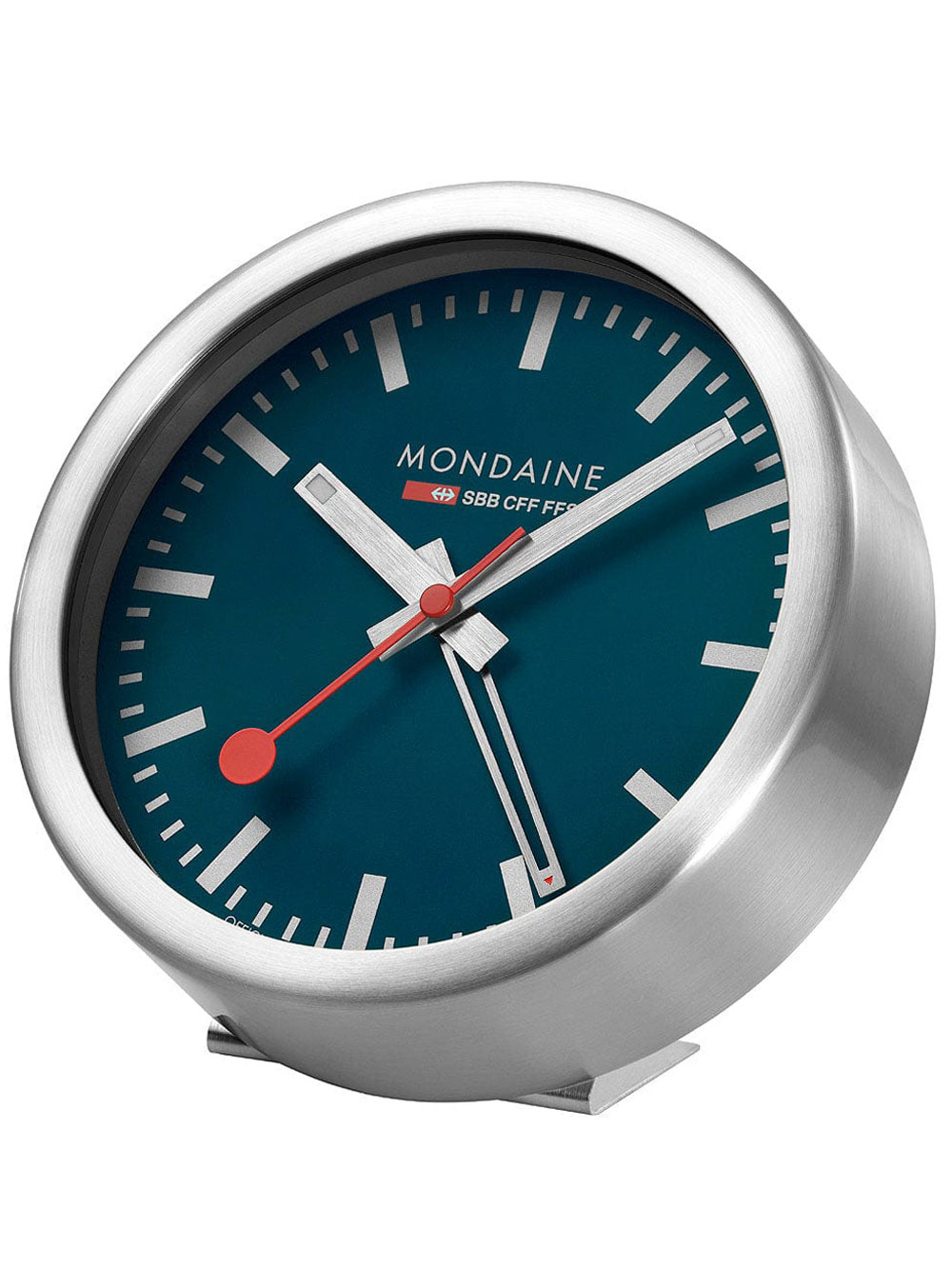 7611382636010 - A997MCAL46SBV2 silber-blaue mini Wanduhr Tischuhr & Wecker 125 cm 7611382636010 - A997MCAL46SBV2 silber-blaue mini Wanduhr Tischuhr & Wecker 125 cm
