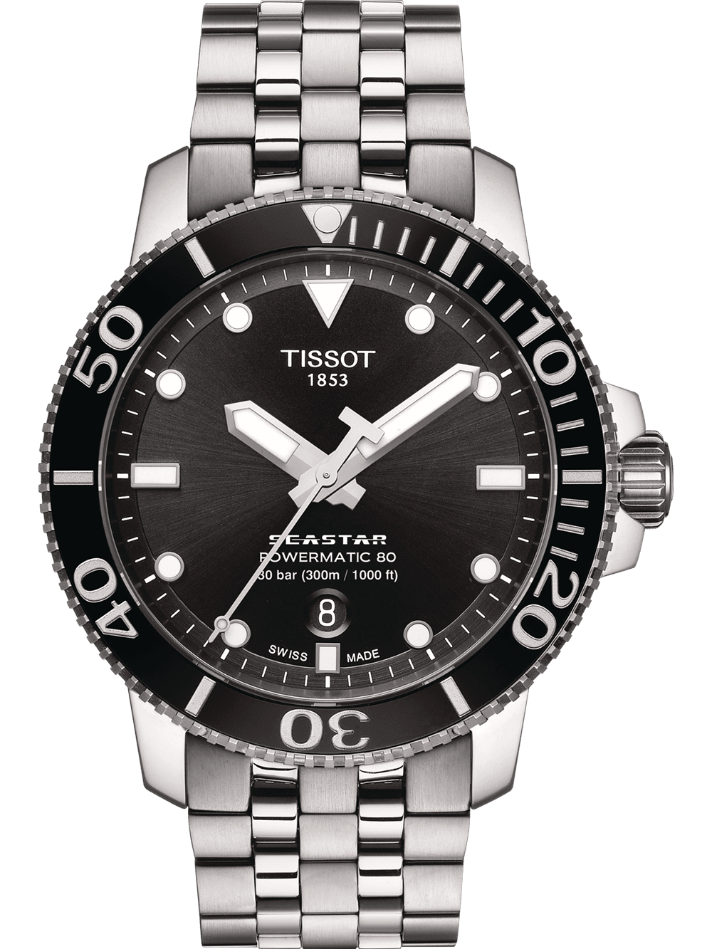 7611608285756 - TISSOT SEASTAR 1000 POWERMATIC 80 T1204071105100 Herren Automatikuhr