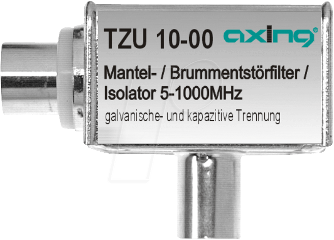 7611682000245 - TZU 10-00 - Mantelstrom- und Brummentstörfilter IEC-Anschluss