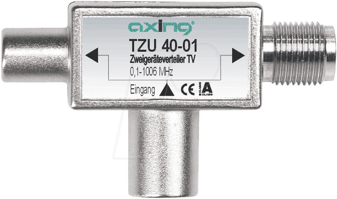 7611682002591 - TZU 40-01 - Zweigeräteverteiler IEC-Stecker F-Buchse