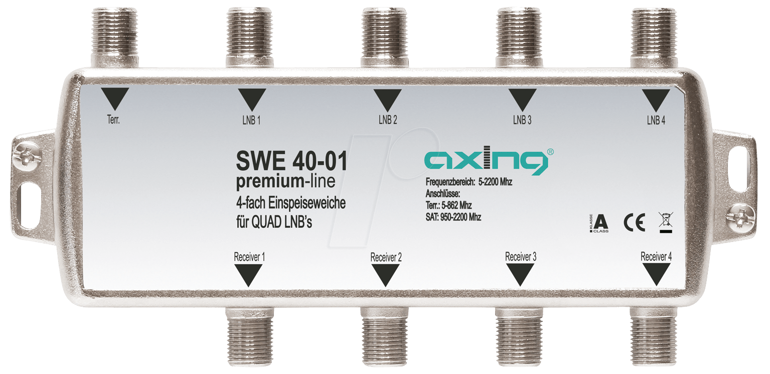 7611682003468 - SWE 40-01 - Einspeiseweiche 4-fach für Quad-LNBs