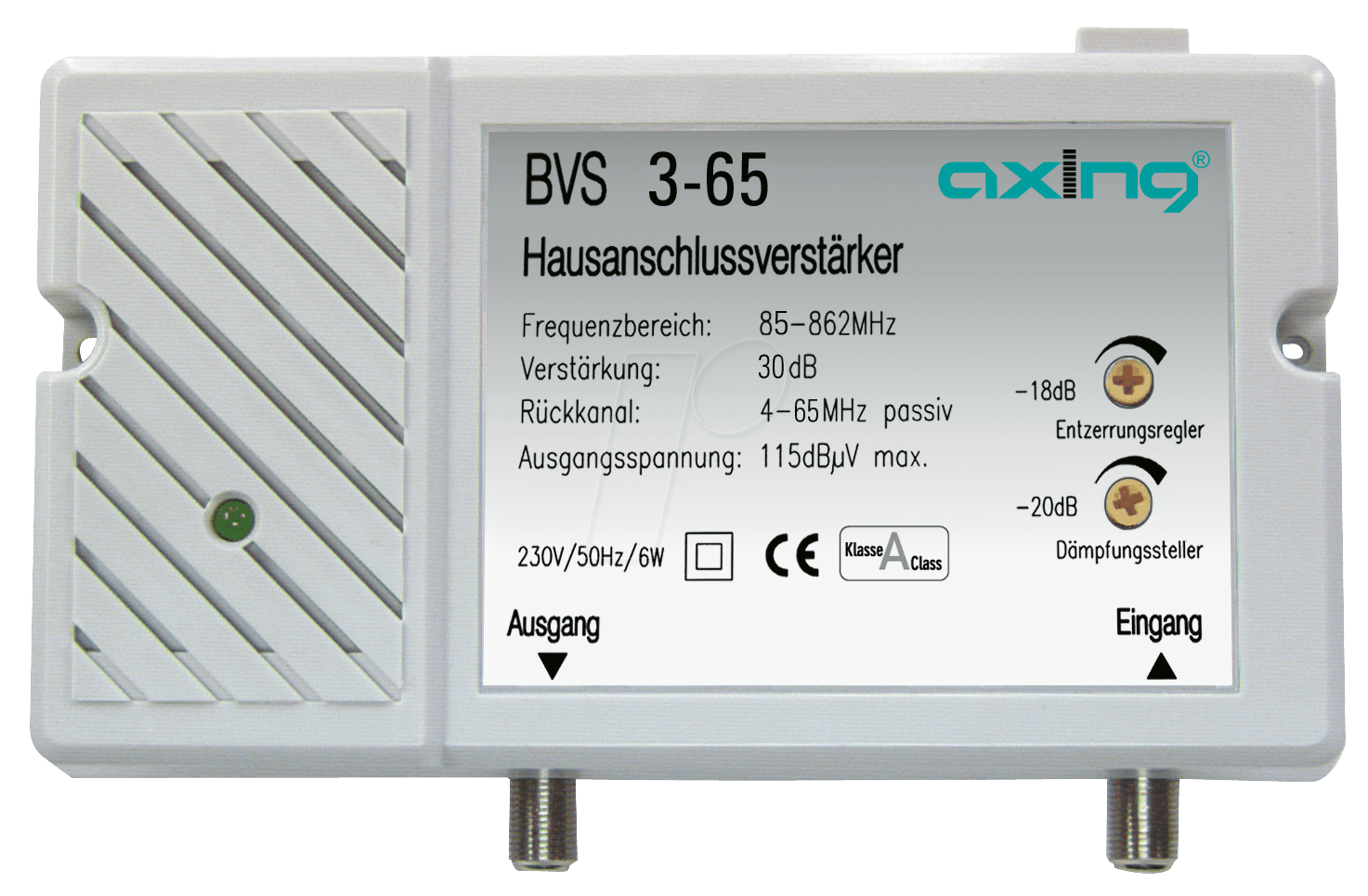 7611682034035 - BVS 3-65 - Hausanschlussverstärker Breitbandkabel-Verstärker 30 dB