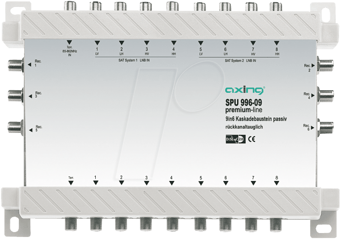 7611682139952 - SAT SPU996-09 - Multischalter 9   6 Kaskadebaustein Premium-Line